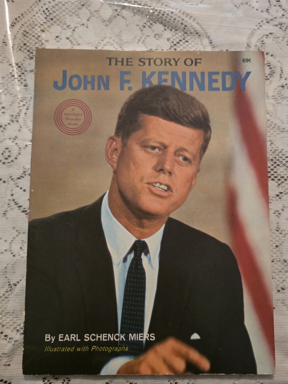 The Story of John F. Kennedy by Earl Schenck Miers Book softcover